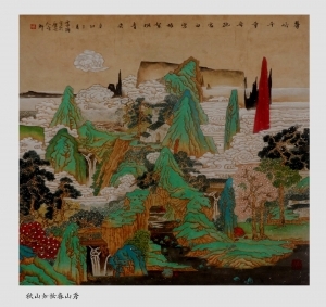 zeitgenössische kunst von Zhang Heding - Bewässernde Berge im Frühling