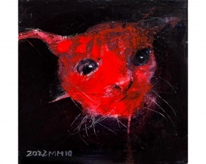 Zeitgenössische Malerei - Katze
