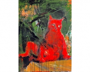 Zeitgenössische Malerei - Katze