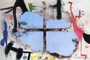 zeitgenössische kunst von Joan Miro - Verbrannte Leinwand I