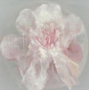 Zeitgenössische Ölmalerei - Zen-Blumen 2