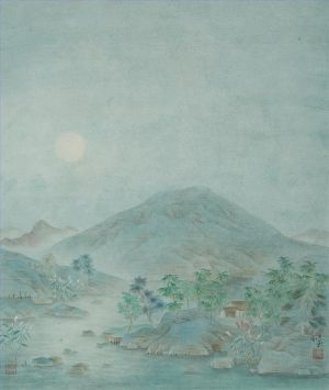 zeitgenössische kunst von Pu Jun - Kaltes Mondlicht