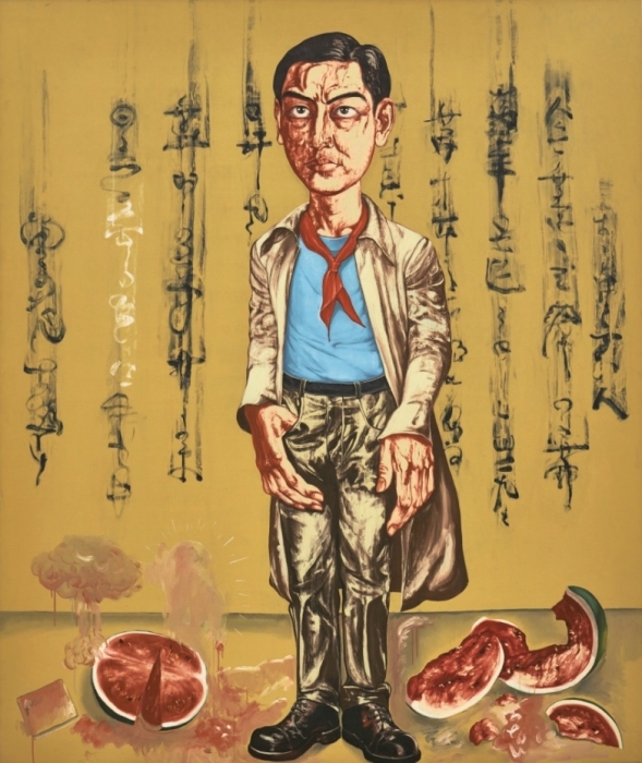 „Selbst-Portrait“ des zeitgenössischen chinesischen Malers Zeng Fanzhi für 2,045 Mio. Pfund versteigert