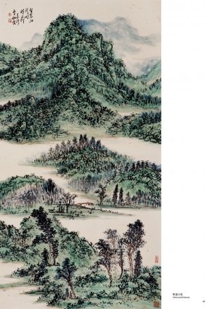 Zeitgenössische chinesische Kunst - Die Landschaft des Flusses