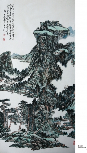 Zeitgenössische chinesische Kunst - Nach Wang Yuanqi