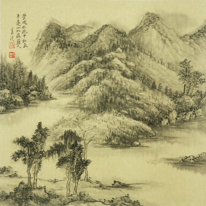 Galerie Fenghe Tang Chinesische Kunst - Berge und Gewässer in Doufang 3