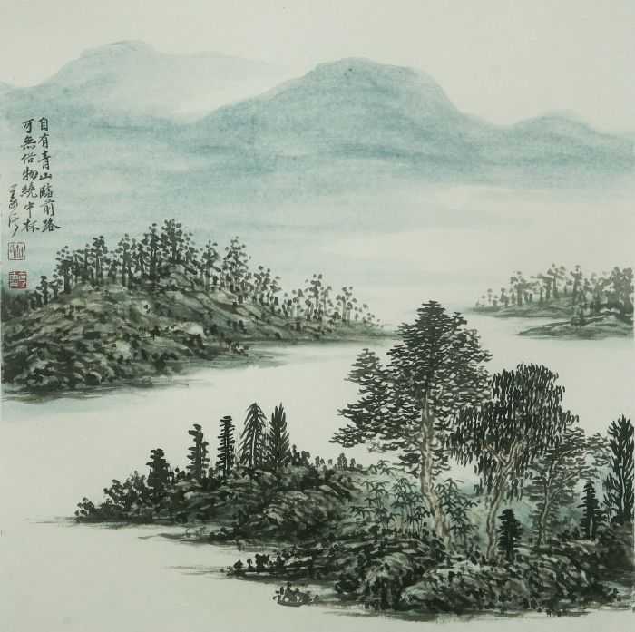 Galerie Fenghe Tang Chinesische Kunst - Berge und Gewässer in Doufang 5