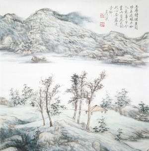 Zeitgenössische chinesische Kunst - Chinese Doufang Landscape