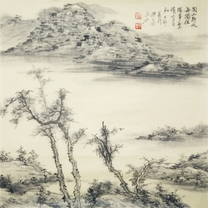 Zeitgenössische chinesische Kunst - Chinesische Doufang-Landschaft