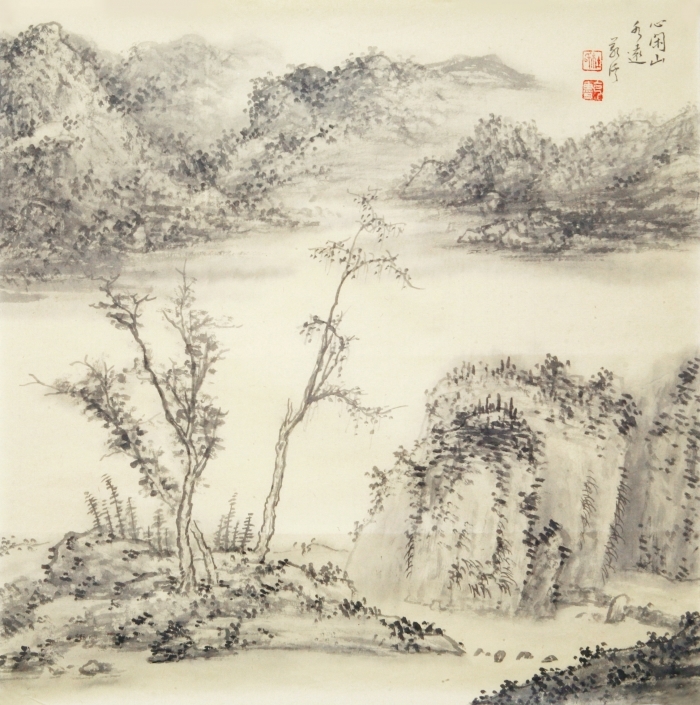 Galerie Fenghe Tang Chinesische Kunst - Chinesische Doufang-Landschaft