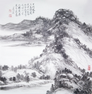 zeitgenössische kunst von Galerie Fenghe Tang - Chinesische Doufang-Landschaft