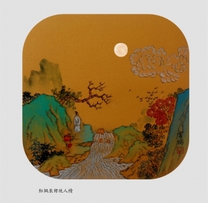 zeitgenössische kunst von Zhang Heding - Enjoy The Glorious Full Moon