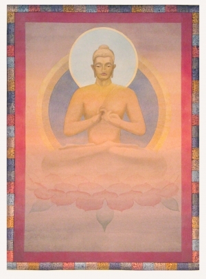 Zeitgenössische Malerei - Buddha