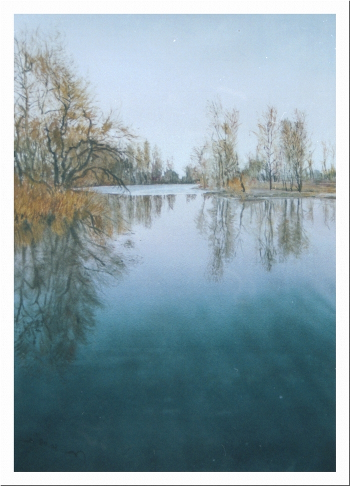 Valeriy Grachov Andere Malerei - Tiefe des Flusses