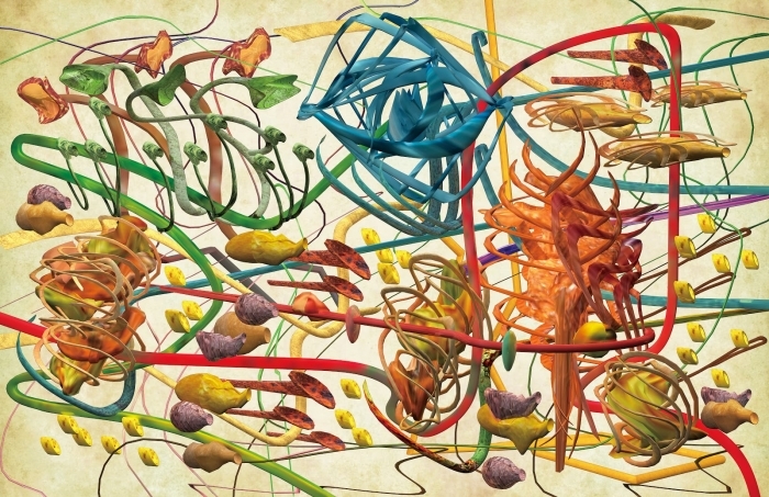 Ryota Matsumoto  Andere Malerei - Quantisiertes Knistern emotionaler Skalen