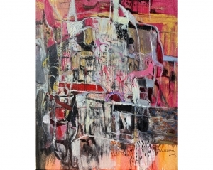Zeitgenössische Ölmalerei - Territory NO12 Abstract Art