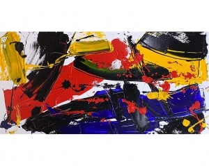 Zeitgenössische Ölmalerei - Abstrakter Expressionist 39