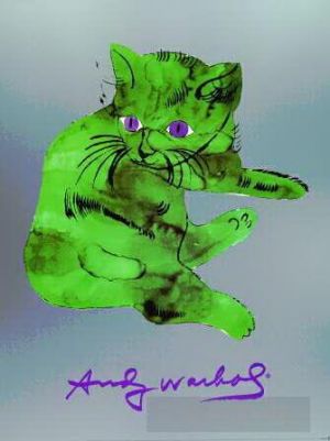 zeitgenössische kunst von Andy Warhol - Eine Katze namens Sam