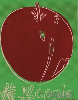 zeitgenössische kunst von Andy Warhol - Apfel