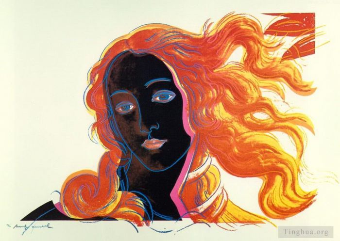Andy Warhol Andere Malerei - Botticelli im Detail