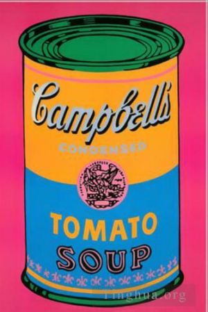 zeitgenössische kunst von Andy Warhol - Campbell-Suppendose mit Tomate