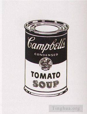 zeitgenössische kunst von Andy Warhol - Campbells Suppendosen-Tomaten-Retrospektivserie