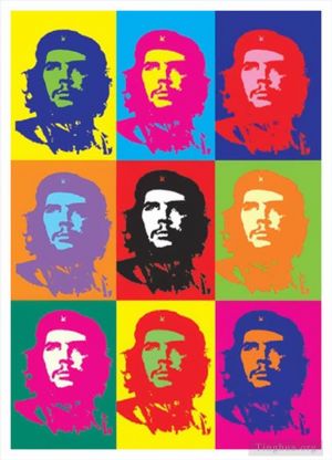 zeitgenössische kunst von Andy Warhol - Che Guevara