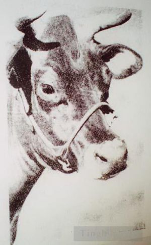 zeitgenössische kunst von Andy Warhol - Kuhgrau