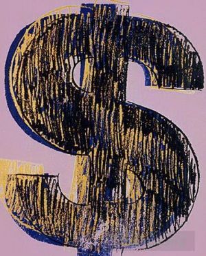 zeitgenössische kunst von Andy Warhol - Dollarzeichen 2