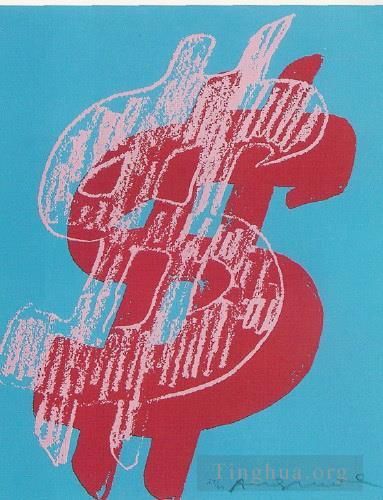 Andy Warhol Andere Malerei - Dollarzeichen