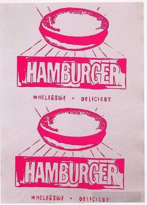 zeitgenössische kunst von Andy Warhol - Doppelter Hamburger