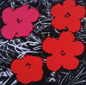 zeitgenössische kunst von Andy Warhol - Blumen 3