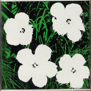 zeitgenössische kunst von Andy Warhol - Blumen 4