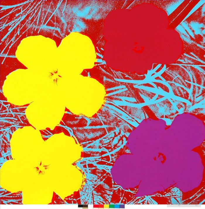 Andy Warhol Andere Malerei - Blumen 5