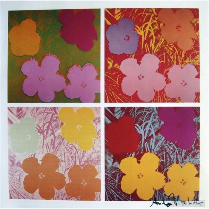 Andy Warhol Andere Malerei - Blumen 7