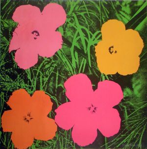 zeitgenössische kunst von Andy Warhol - Blumen