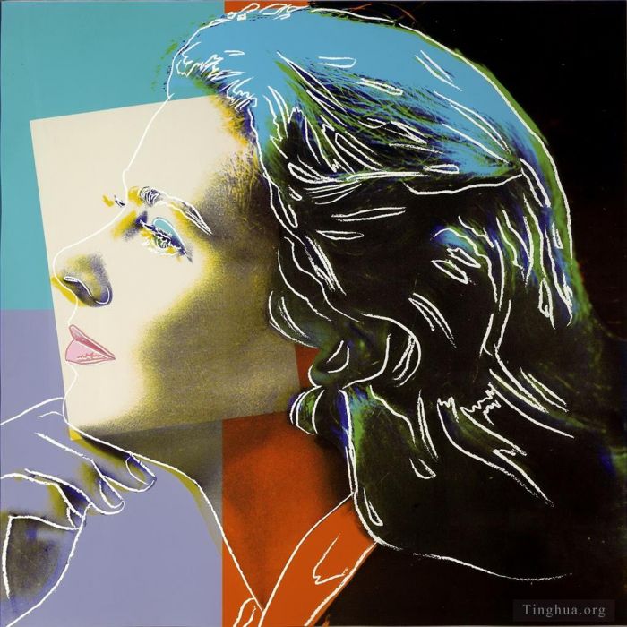 Andy Warhol Andere Malerei - Ingrid Bergman als sie selbst