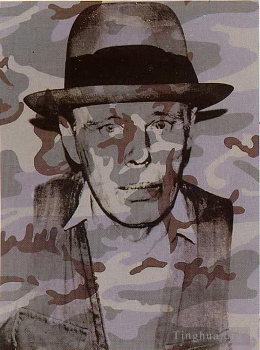 Andy Warhol Andere Malerei - Joseph Beuys in Memoriam