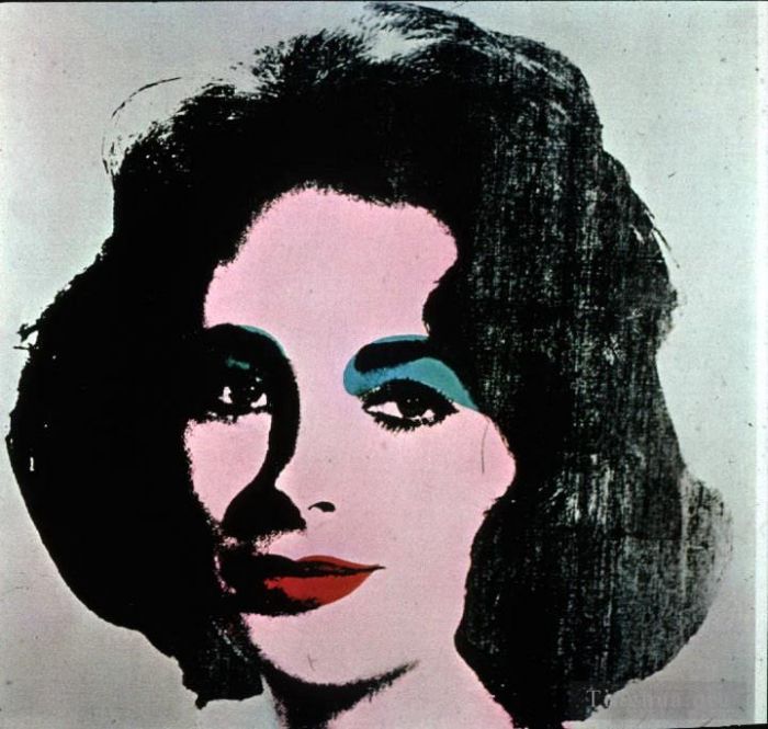 Andy Warhol Andere Malerei - Liz Taylor