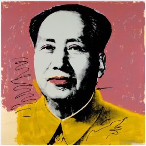 zeitgenössische kunst von Andy Warhol - Mao Zedong