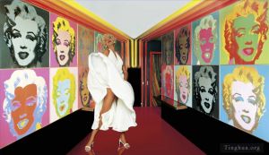 zeitgenössische kunst von Andy Warhol - Marilyn Monroe Tänzerin