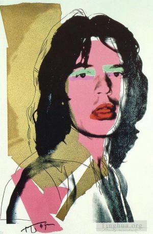 zeitgenössische kunst von Andy Warhol - Mick Jagger 3