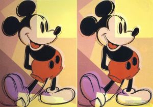 zeitgenössische kunst von Andy Warhol - Mickey