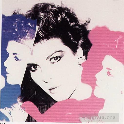 Andy Warhol Andere Malerei - Prinzessin Caroline von Monaco
