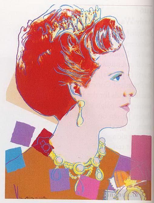 Andy Warhol Andere Malerei - Königin Margrethe II. von Dänemark