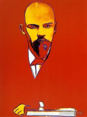zeitgenössische kunst von Andy Warhol - Roter Lenin