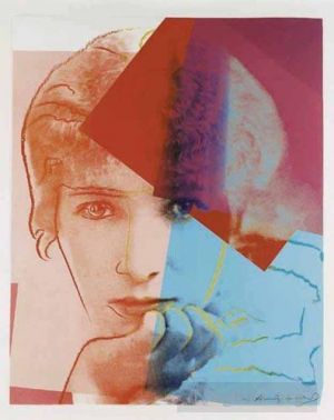 zeitgenössische kunst von Andy Warhol - Sarah Bernhardt