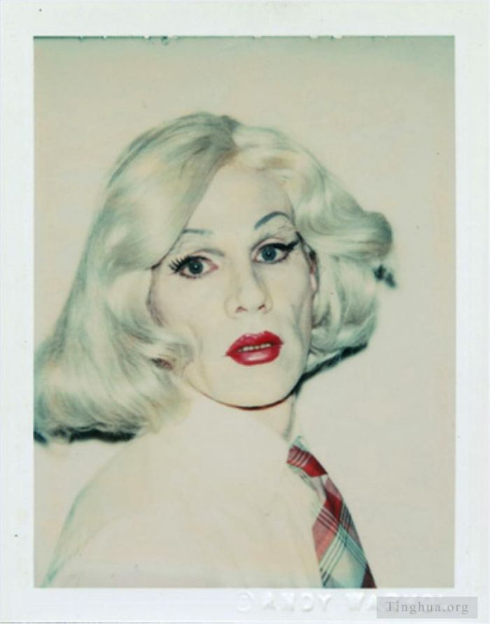 Andy Warhol Andere Malerei - Selbstporträt in Drag 2