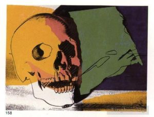 zeitgenössische kunst von Andy Warhol - Schädel 2