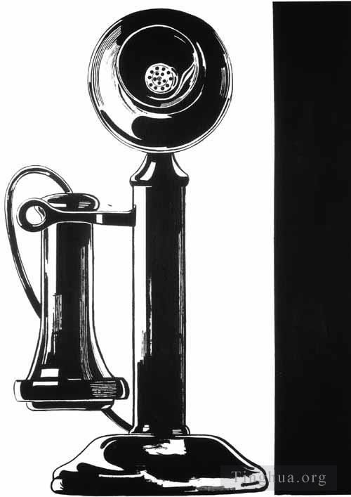 Andy Warhol Andere Malerei - Telefon